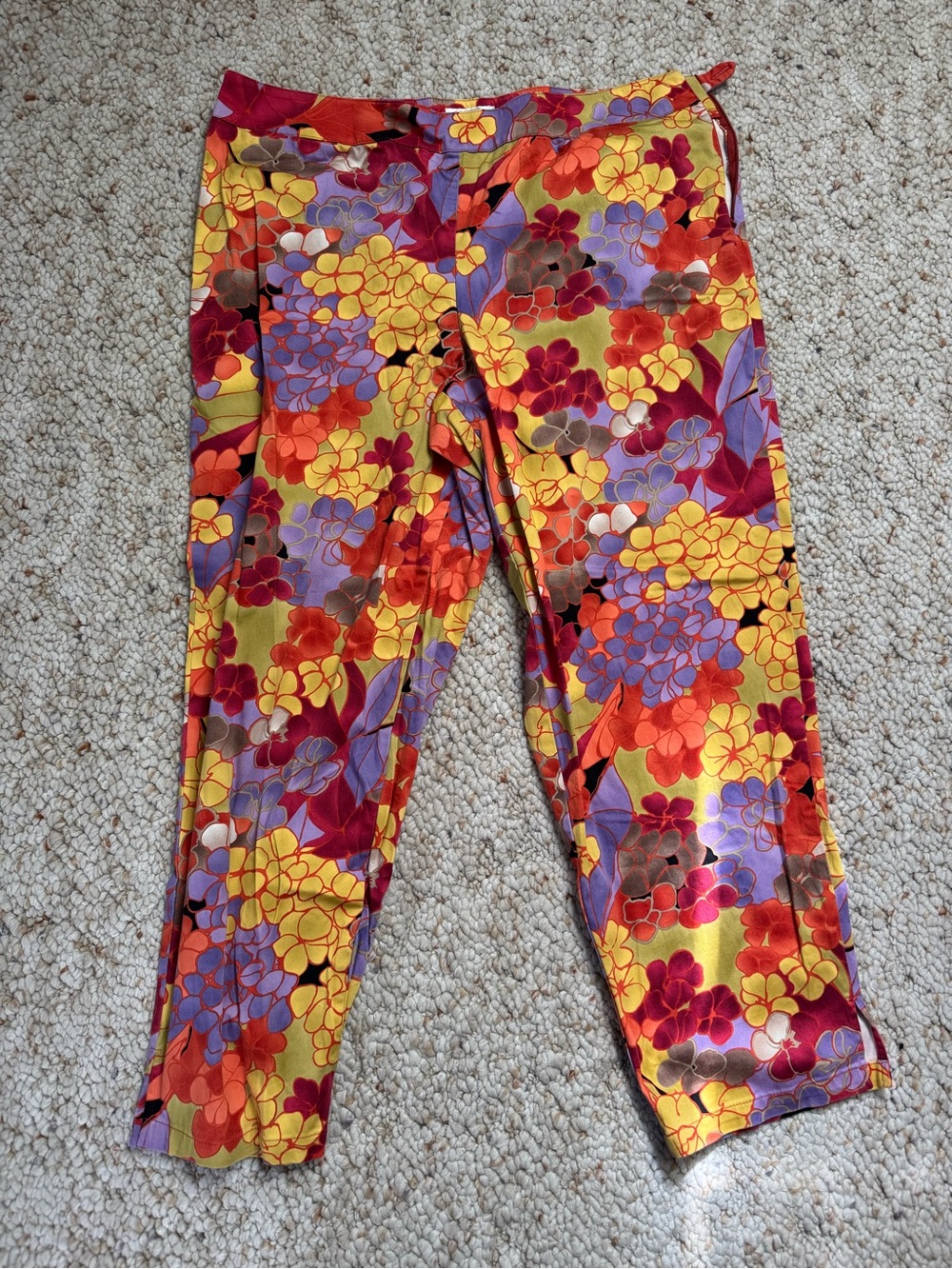 Talbots Floral Ankle Pants